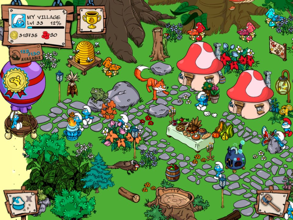 smurfs games for pc