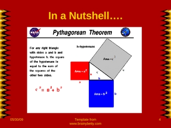 Pythagoras theorem presentation